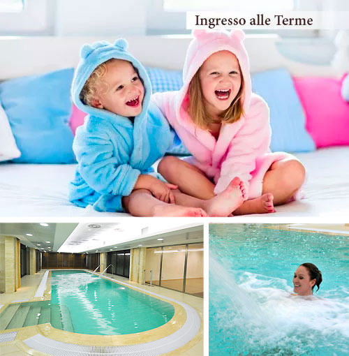 Piscina termale coperta adatta per adulti e bambini