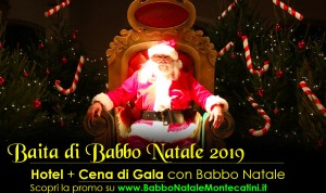 Baita di Babbo Natale  Montecatini Terme: Trono di babbo Natale